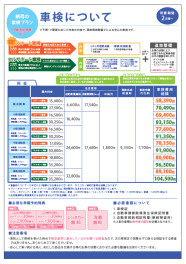 整備料金について
